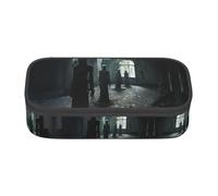 HDSKFNS Haunted Mansions - Astuccio per matite con stampa, per penne artistiche, grande capacità, perfetto per lavoro e viaggio