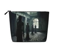 HDSKFNS Haunted Mansions - Trousse per trucchi da donna, con cerniera, ideale per l'uso quotidiano e in viaggio