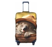 HDSKFNS Koala addormentato - Custodia per valigia da 45,7 a 81,3 cm, bianco, S