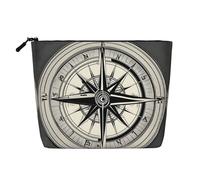 HDSKFNS Law of the Compass Navigation 1 - Astuccio per trucco da donna con cerniera, ideale per l'uso quotidiano