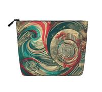 HDSKFNS Not All Who Wander Are Lost - Astuccio per trucco da donna con cerniera, ideale per l'uso quotidiano, taglia unica, colore: Nero
