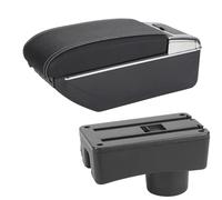 HDSNWG Accessori interni auto console centrale scatola portaoggetti multifunzionale bracciolo scatola portaoggetti per Aygo X (B3 nero bianco 7USB)