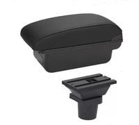 HDSNWG Accessori Interni per Auto, Console Centrale, Scatola Portaoggetti Multifunzionale, Scatola per Braccioli, per Picanto(A-Black Black Line)