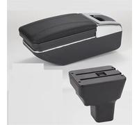 HDSNWG Accessori Interni per Auto Console Centrale Scatola Portaoggetti Multifunzionale Scatola per Braccioli per Kicks 2016-2022(C Black Line No USB)