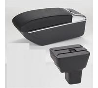HDSNWG Accessori per Auto Scatola Bracciolo 2016-2022 Scatola Portaoggetti Parti Interne Multifunzionali Parti di Modifica per Kicks(D Black Line No USB)