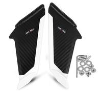 HDSNWG Accessori per carenatura Moto Anteriore Aerodinamico Winglet Spoiler Laterali Carenatura Ala per S&uzuki GSX-R600/750/1000/125 GSX-250R GSXS1000F(Wit)