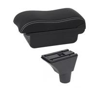 HDSNWG Accessori per La Modifica della Custodia per La Console Centrale della Scatola del Bracciolo con Portabicchieri USB per Civic EP3(B-Black White Lines)