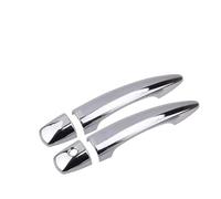 HDSNWG Copri Maniglie Portiere Auto Accessori Per N&issan Per Juke 2021-2023(Silver 0 button)
