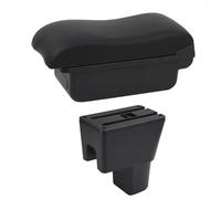 HDSNWG Decorazione Auto in Pelle PU Scatola Portaoggetti Multifunzionale per Console Centrale Styling per Celerio(B Black Line 2)
