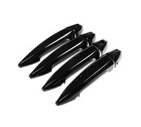 HDSNWG Decorazione Maniglia Esterna Portiera Dell'auto Per BMW X1 F48 X5 X6 F15 F16 2016-2017(Bright black)