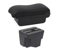 HDSNWG Scatola Bracciolo Accessori Auto per Rio 3 2011 2012 2013 2014 2015 2016 Scatola Bracciolo USB Portaoggetti Centrale(B Black Line 2)