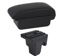 HDSNWG Scatola Bracciolo per Accessori Auto per Focus 3 Mk3 2011-2016 - su Scatola Portaoggetti Console Centrale in Pelle con Bracciolo USB(C Black Line 1)
