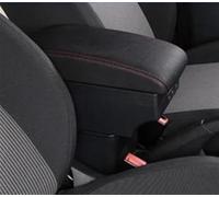 HDSNWG Scatola Bracciolo per Auto 2015-2021 Parti di Retrofit Scatola Portaoggetti Interna per Yaris per Ibrido(C-Black Red Line)