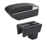 HDSNWG Scatola Bracciolo per Auto per Swift Central Scatola dei Contenuti del Negozio Accessori per La Decorazione dello Stile Parte di Retrofit 2005-2023(D Black White NousB)