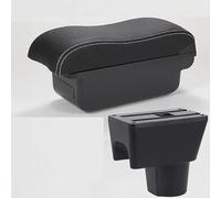 HDSNWG Scatola Bracciolo Scatola Portaoggetti Bracciolo Auto Bracciolo Retrofit Parti Parti Interne Accessori Auto Retrofit Speciale per Terrano 3(C Black White NousB)