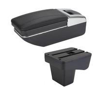 HDSNWG Scatola portaoggetti multifunzione per console centrale, accessori interni auto, per Vitara (C2 linea nera senza USB)