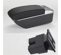 HDSNWG Scatola Portaoggetti per Bracciolo Auto Interfaccia Accessori Dettagli Interni per NV200 2011-2019(D Black Line No USB)