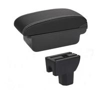 HDSNWG Scatola Portaoggetti per Bracciolo della Console Centrale per Ignis Accessori di Modifica delle Parti Interne Dell'auto(A-Black White Line)