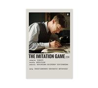 HDTS Poster vintage su tela, motivo: film The Imitation Game, decorazione per camera da letto, per sport, paesaggio, ufficio, camera da letto, regalo, senza cornice: 40 x 60 cm