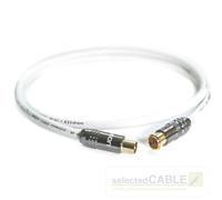 HDTV Cavo Antenna 2m Sc Astral Llx 4-fach Schermato 120dB 2,0m Hicon HI-ANCM01