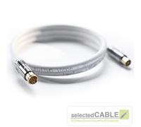 HDTV Cavo per Antenna 10m 5fach Schermato 140dB DVB-C2 Guardare La TV Digitale