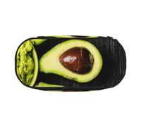 HDTVTV Avocado Fiore Fatto Palta Guacamole Cibo E Bevande Astuccio per matite, astuccio per penne, astuccio portatile con cerniera, astuccio per cosmetici