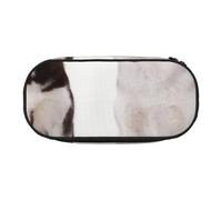 HDTVTV Cani Husky Stampati Astuccio per matite, astuccio per penne, astuccio portatile con cerniera, astuccio per cosmetici