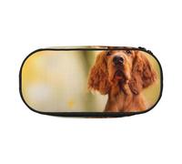 HDTVTV Cocker Spaniel Autunno Park Brown Spaniel Cani Astuccio per matite, astuccio per penne, astuccio portatile con cerniera, astuccio per cosmetici