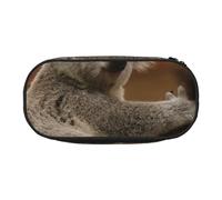 HDTVTV Koala carino sull'albero Astuccio per matite, astuccio per penne, astuccio portatile con cerniera, astuccio per cosmetici