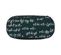HDTVTV Modello di formule matematiche scritte a mano Astuccio per matite, astuccio per penne, astuccio portatile con cerniera, astuccio per cosmetici