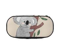 HDTVTV Modello di simpatici orsi koala dei cartoni animati Astuccio per matite, astuccio per penne, astuccio portatile con cerniera, astuccio per cosmetici