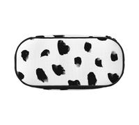 HDTVTV Stampa animale dalmata pittorica Astuccio per matite, astuccio per penne, astuccio portatile con cerniera, astuccio per cosmetici