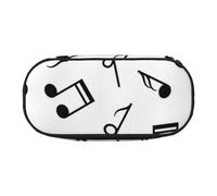 HDTVTV Tema musicale stampato Astuccio per matite, astuccio per penne, astuccio portatile con cerniera, astuccio per cosmetici