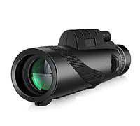 Hduacuge 1 Set di Telescopio Monoculare HD Lungo Raggio Bak4 con Clip per Treppiede Osservazione 80X100