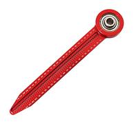 Hduacuge Bussola per la lavorazione del legno Strumento per la lavorazione del legno rotante a 360 ° Scriber Center Finder Ruler Righello di tracciamento, Lega di Alluminio