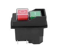 Hduacuge Interruttore a Pulsante Elettronica a 5 Pin KJD17 220-240V Bobina Avviatore Magnetico Interruttori di Sicurezza per Strumento Elettrico