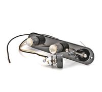 Hduacuge Piastra di Controllo Completamente Caricata Piastra di Controllo Pre-Cablata a 3 Vie con Cablaggio per Chitarra Elettrica (nero)