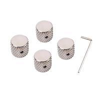 Hduacuge Set di 4 pulsanti di controllo del volume, color , pulsante di tono, pulsante di controllo piatto, pulsante di controllo della chitarra, pulsante del pedale della chitarra, facile da