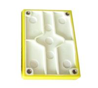 HDUNGM Platorello abrasivo 70 * 100mm Piastra di Supporto for levigatrice con Gancio e Passante Utensili abrasivi Smerigliatrice for Carta vetrata Lavorazione del Legno Levigatura Lucidatura