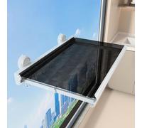 HDWH Stendino, Stendipanni Allungabile da Parete, Asciuga Biancheria da Muro Invisibilità, Ventosa Stendibiancheria, con gancio, Adatto per asciugare calzini e biancheria intima-White||44cm