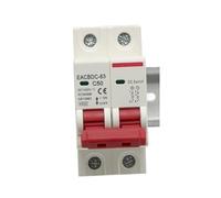 HDWMOJZT DC 1000V 1P 2P 3P 4P Mini Interruttore Solare di Protezione da sovraccarico Interruttore 6A ~ 63A/80A 100A 125A MCB for impianto fotovoltaico fotovoltaico(10A,3P)