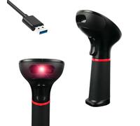 HDWR HD-SL36A Lettore di codici 2D Aztec con supporto, USB | Modalità manuale e automatica, codice Azteco, cablato, Plug and Play, veloce
