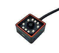 HDWR HD360 Industrial 1D/2D QR & Barcode Scanner, USB fisso, Scansione automatica, Contenitore in alluminio, IP65, Ideale per linee di produzione, Lettura ad alta velocità, Apparecchiature esterne