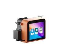 HDXAEW Mini stampante a getto d'inchiostro portatile for stampare la data di produzione e il codice QR del numero di sulla borsa for l'imballaggio del pane su qualsiasi superficie(Orange)