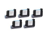 HDXAEW Stampante a getto d'inchiostro portatile da 12,7 mm 2588 Numero data Data di scadenza Logo QR Bar Codice Data di scadenza Stampante su qualsiasi superficie(Only 5pcs Black Ink)