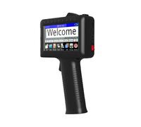 HDXAEW Stampante a getto d'inchiostro Stampante for etichette Carattere Data Codice QR Stampante for adesivi for tubi for la produzione di imballaggi su qualsiasi superficie(Printer no ink)