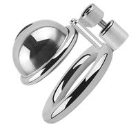 Hdynasty Gabbia di Sicurezza di bloccaggio Ultra Corta da Uomo in Acciaio Inossidabile Adatta per Accessori Sportivi di Coppia (40mm/45mm/50mm) (45mm)