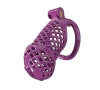 Hdynasty Gabbia Fitness da Uomo in Resina Viola con Cinque Anelli (Anelli ad Arco, B11Z)