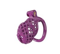 Hdynasty Gabbia Fitness da Uomo in Resina Viola con Cinque Anelli (Anelli Piatti, D11Z)