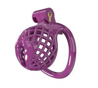 Hdynasty Gabbia Fitness da Uomo in Resina Viola con Cinque Anelli (Anelli Piatti, E11Z)